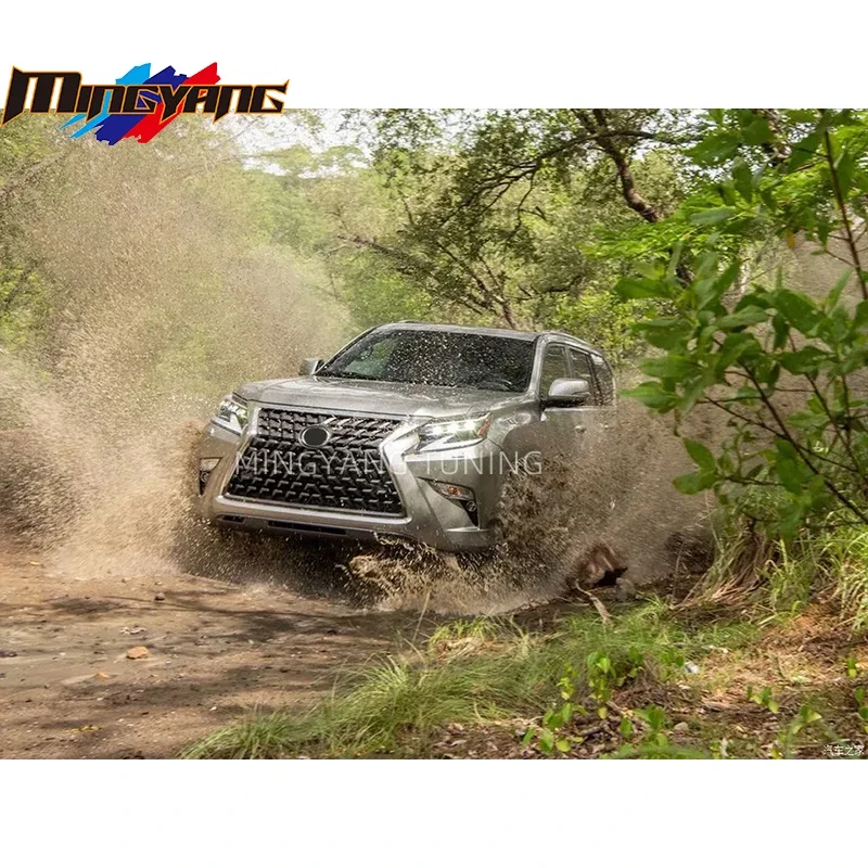 Um parar de alta qualidade gx460 2020 corpo kit cabeça lâmpada grade para lexus gx460 2014 + atualização 2020 bodykit