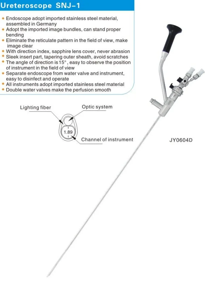 Reusable 315mm/430mm Child Adult Urologys Rigid Ureteroscopes endoscopes Price