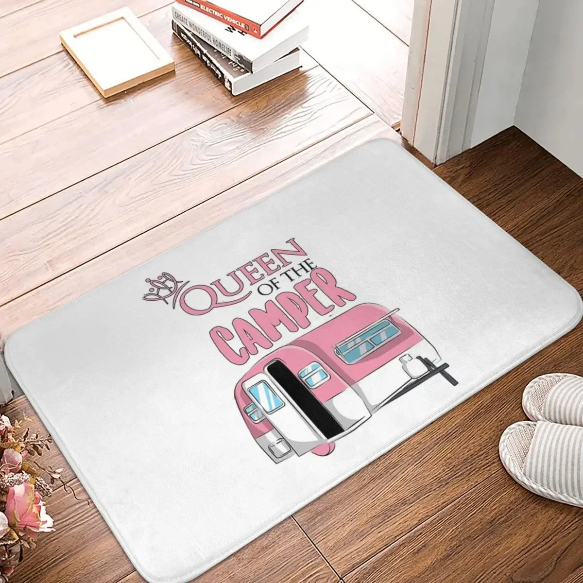 

Queen Of The Camper Doormat Rug Carpet Mat Footpad Polyester Non-slip Cushion Entrance Kitchen Bedroom Balcony Toilet