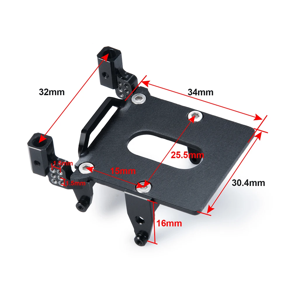 YEAHRUN Metal Front Shock Mounts Shock Absorber Damper Receiver Stand for 1/24 Axial SCX24 RC Car Upgrade Parts