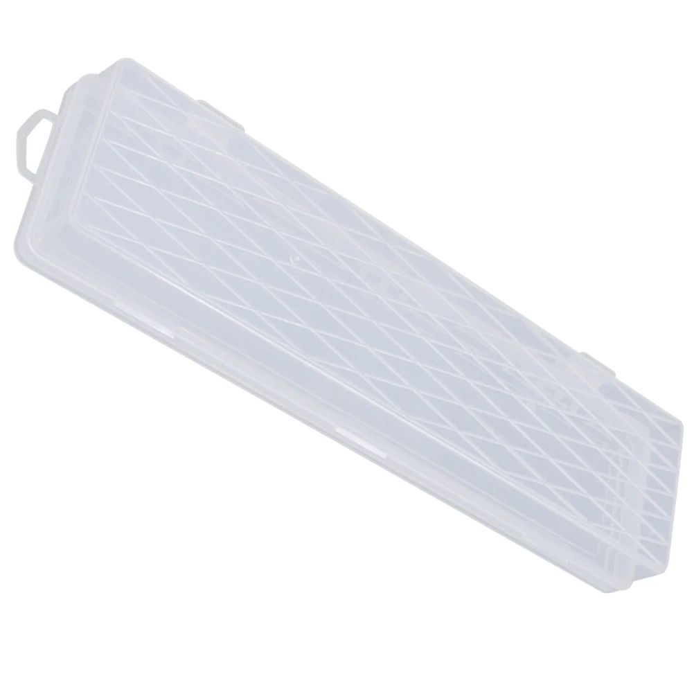 

Tool Box Small Transparent Plastic Beads Storage Case Large Capacity Organizer Hanging Hole Jewelry Container Craft Storage Box