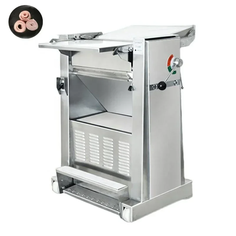 Professional Skin Cutting Removing Machine Fast Speed Pork Processing Skinner Machinery Pork Rind Peeling Separator Maker