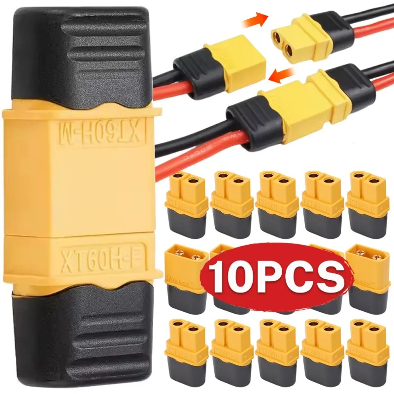 XT60 Battery Connector Male & Female Bullet Connector Plugs with Sheath Housing for RC Battery Motor FPV XT-60 Adapter NEW