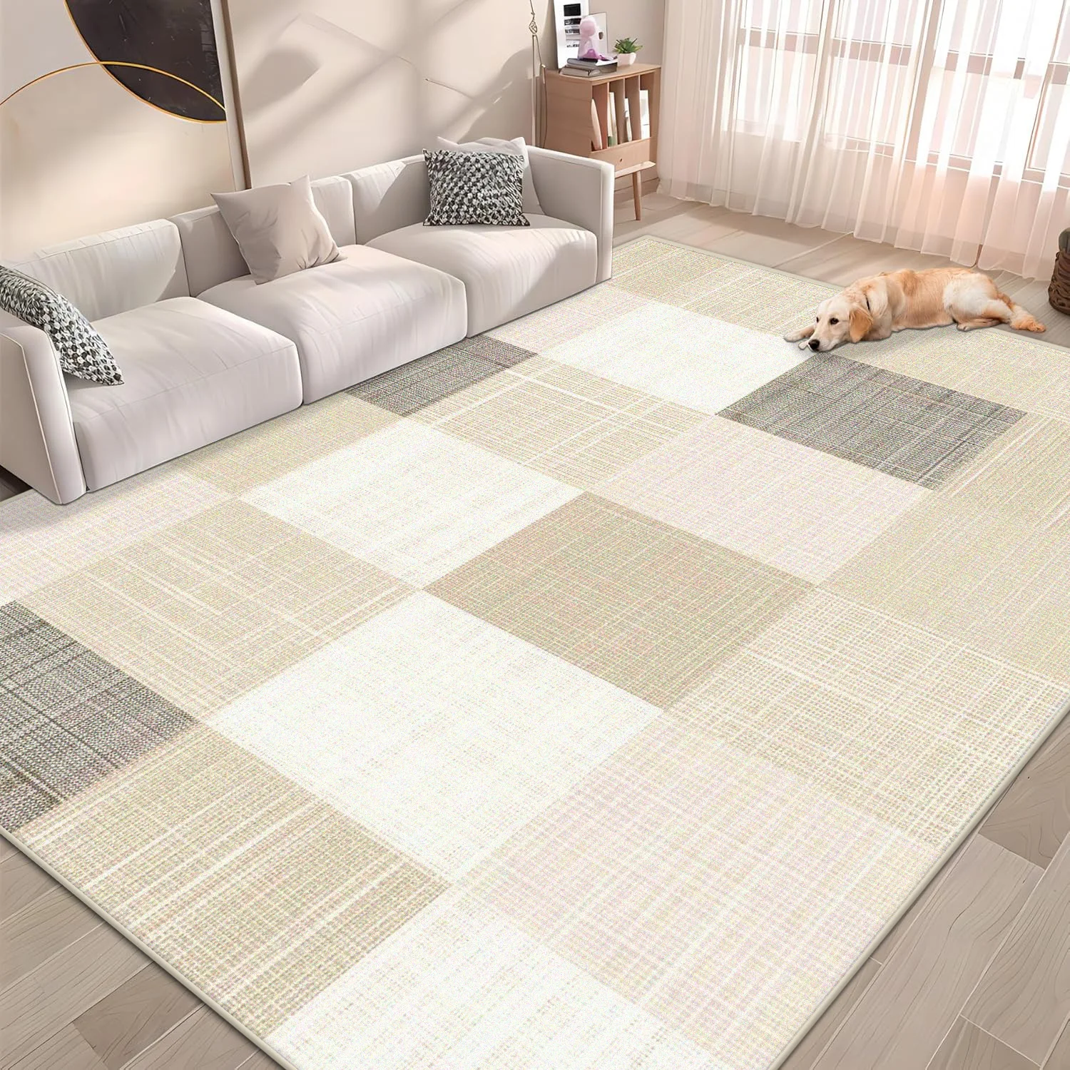 

Modern Minimalist Living Room Decoration Plush Carpet Soft Rugs for Bedroom Lounge Rug Non-slip Fluffy Mat Large Area Carpets