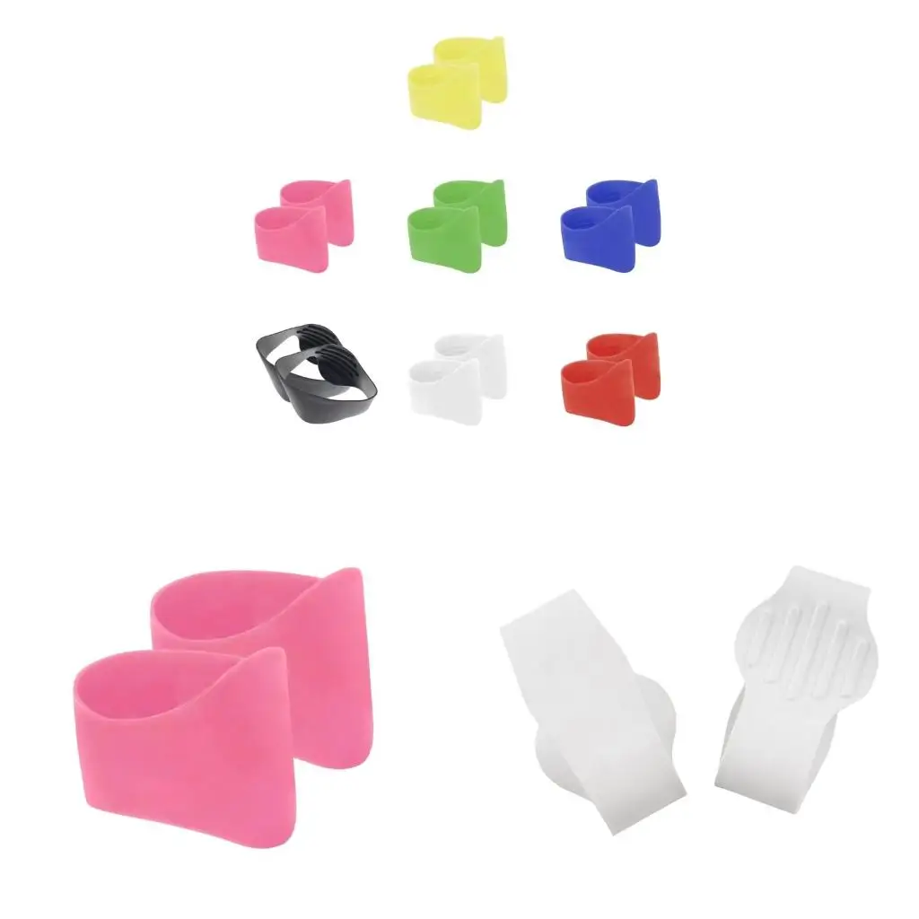 Q39E 2Pcs Soccer Shoe Lace Bands Soccer Cleat Lace Protector Sports Accessories