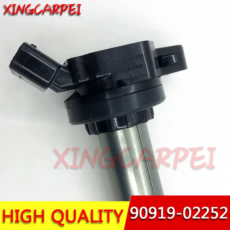 4PCS New Ignition Coil 90919-02252 90919-02258 For Toyota Auris Avensis Rav 4 Verso Yaris 2009 1.6 1.8 2.0 Auto Part