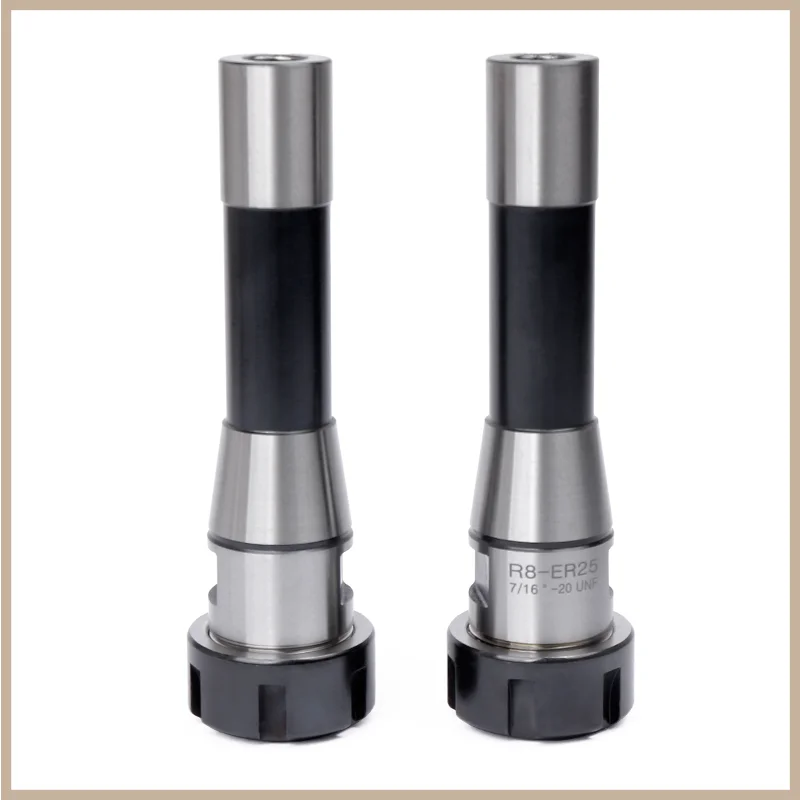 

R8 ER tool holder ER16 ER20 ER25 ER32 ER40 collet chuck Milling M12 Thread 7/16 Milling Tool Holder R8 taper shank milling chuck