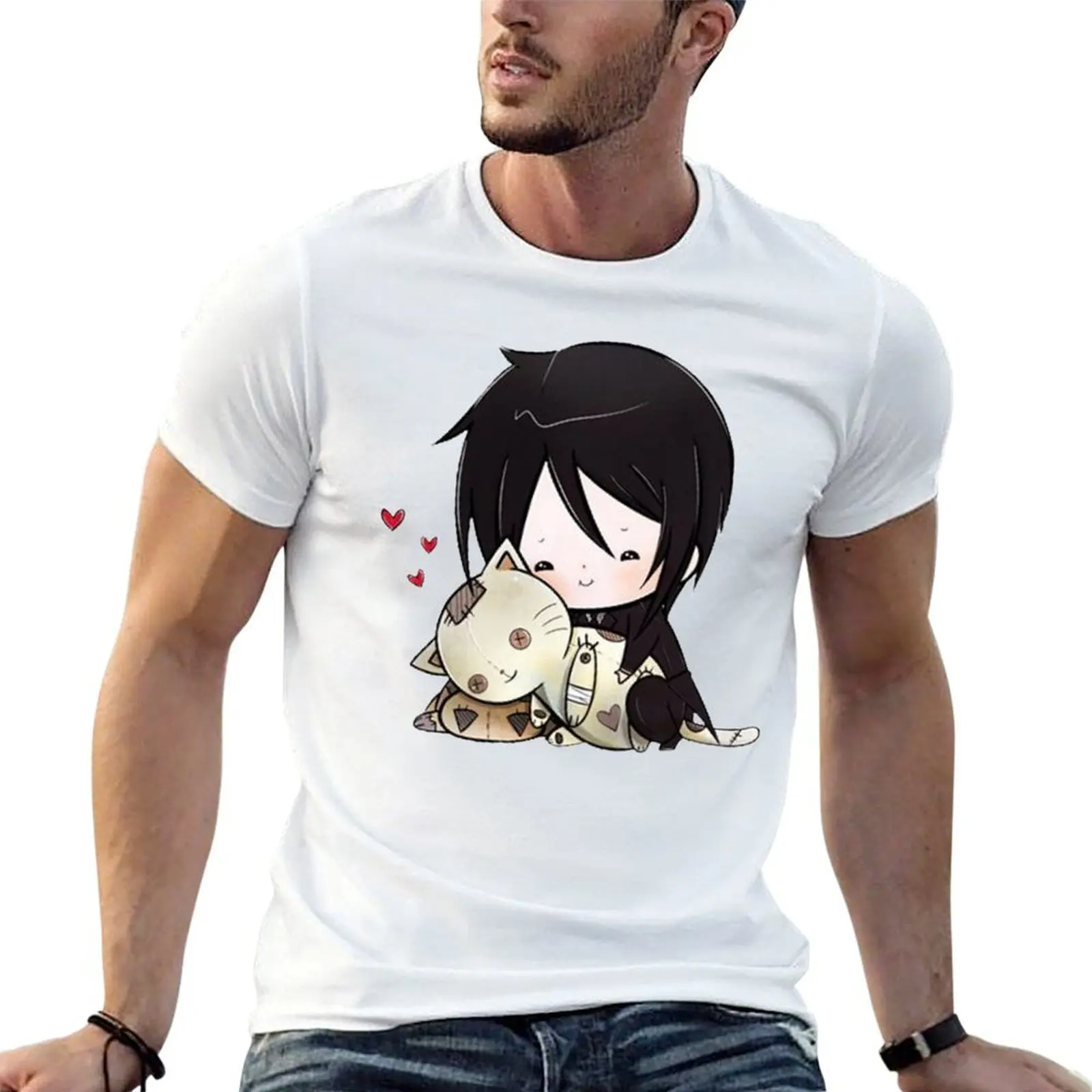 

Sebastian - Black Butler T-Shirt man t shirt cotton high quality t shirt man luxury T-Shirt