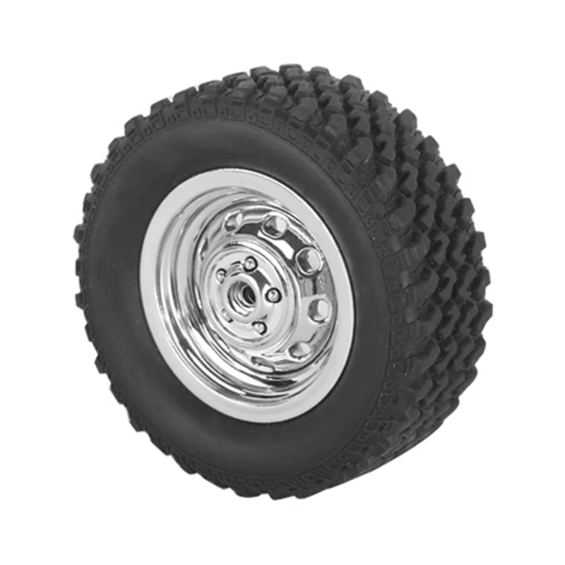 YSUN-4Pcs 60Mm Tire Wheel For LDRC LD1297 LD1299 RC Car Upgrade Parts Accessories