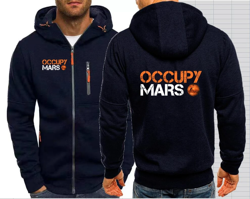 Masculino Marvel Zip-up Hoodies, moletom, streetwear, casacos populares, espaço X, NASAS, espaço