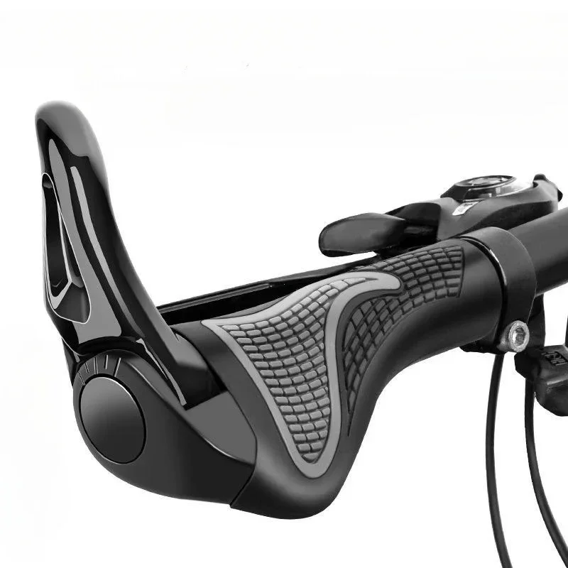 مقابض دراجة MTB مقاومة للصدمات ومضادة للانزلاق، مقابض مريحة لمقود الدراجة على الطرق، ملحقات مريحة لامتصاص الصدمات للدراجة