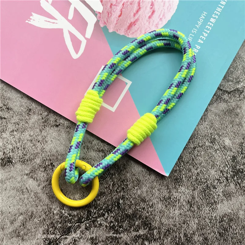 Keychain Cotton Thread Lanyard Color Key Chain