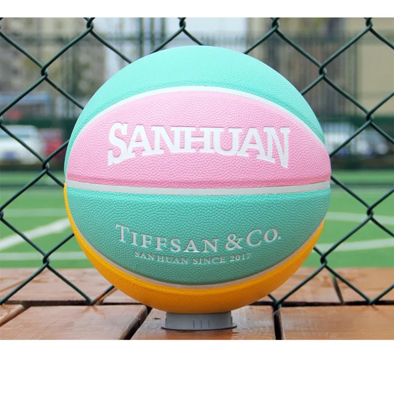 Standard Training Match Basketball Size 5/6/7 PU Wear-resistant High Elastic Good Hand Feel Basketball Team Training Ball