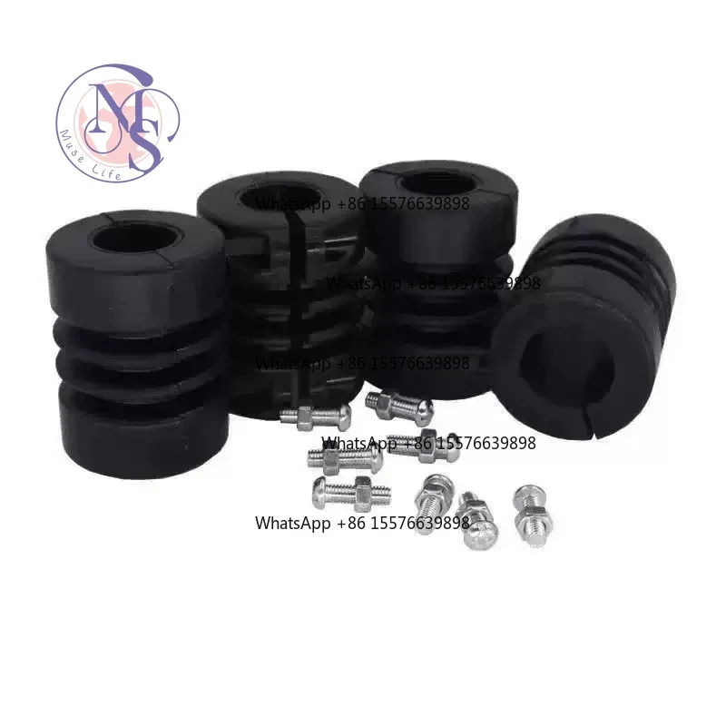 1Set Landing Gear Damping Sleeve & Buffer Pad, Foot Fix Shock Absorbing Parts for Agricultural UAV