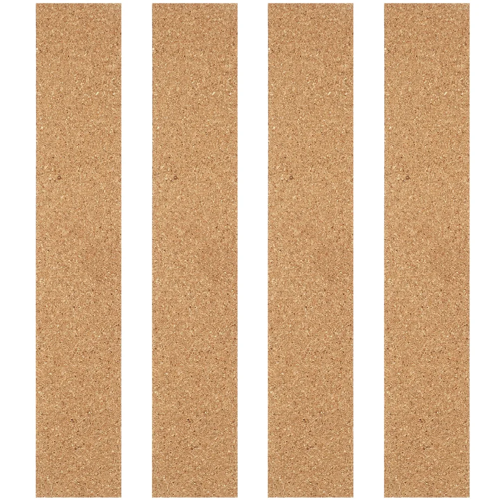 3 Pcs Adhesive Cork Strips Boards for Walls Bulletin Message Office Supplies Note