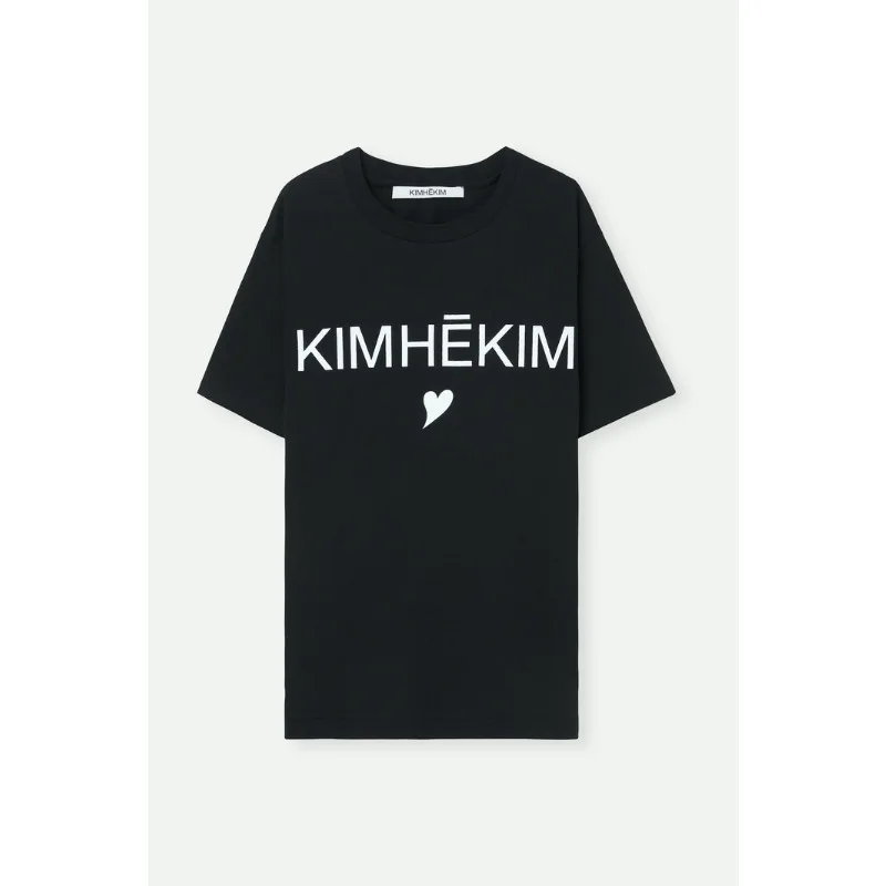 Marka modowa luksusowa klasyczna KIMHEKIM letnia damska marka logo bawełniana koszulka z nadrukiem goth topy graficzne t-shirty top y2k