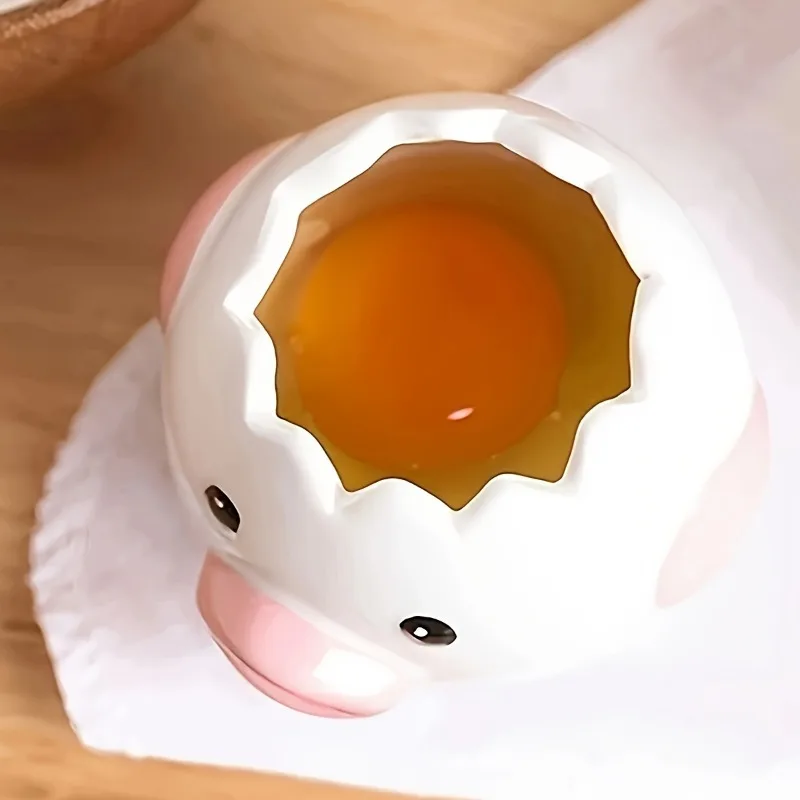 Cute Ceramic Chicken Egg Separator for Baking 3