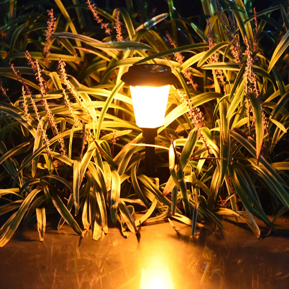 

Solar Lights Lawn Ground Lamp Black Outdoor Yard Garden Durable Water Resistant Solar Powered Lighting Solution