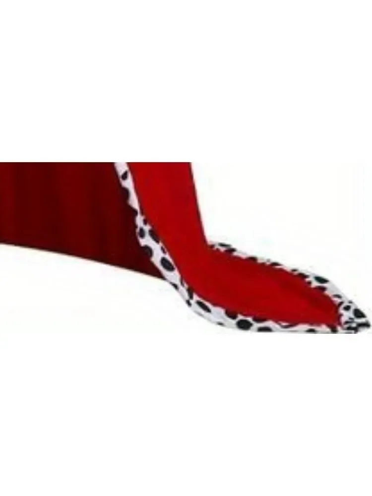 2-teiliges rotes Kostüm für Erwachsene Robe mittelalter licher Prinz Royal Cape Halloween Kostüm Bühnenshow Cosplay Party Zubehör