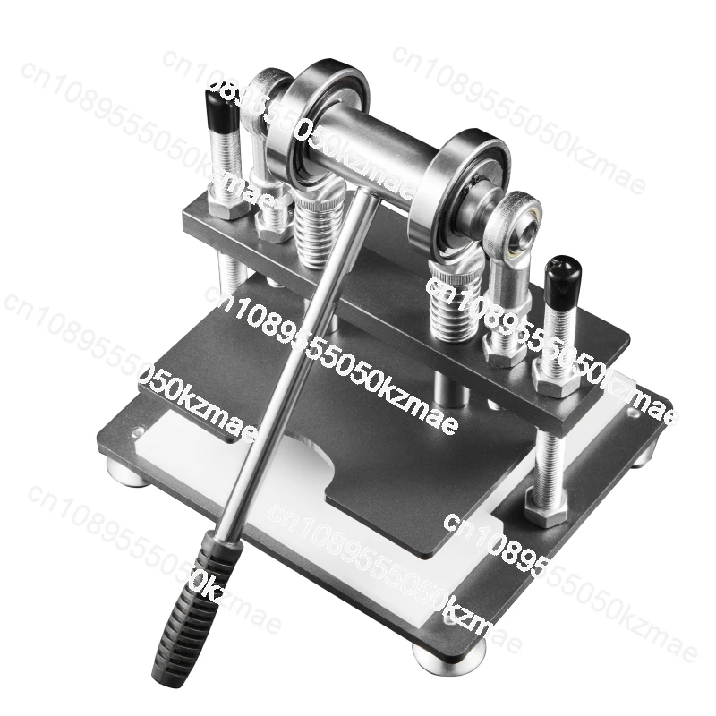 Handmade Leather Die-cutting Machine, Fabric Leather Cutting Tool, with Scale Positioning Ruler, Small Sample Making Equipment