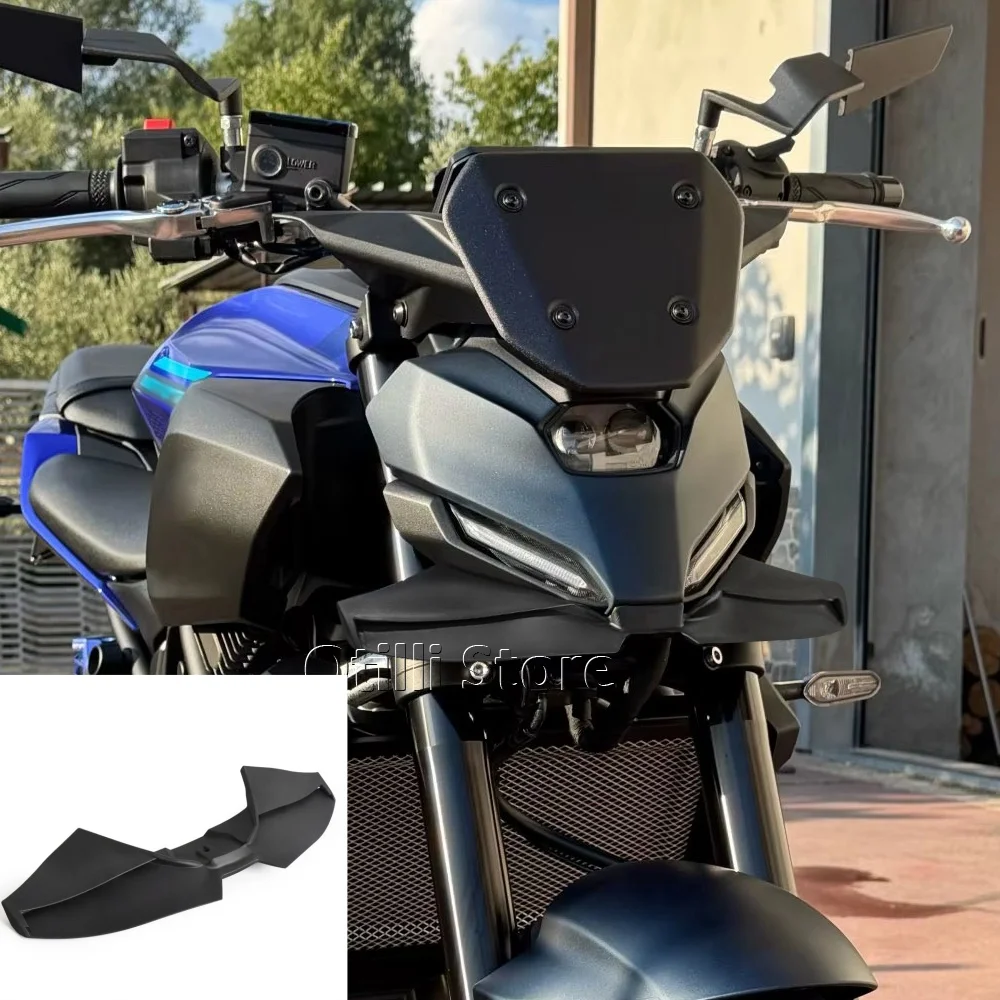 

Для Yamaha MT07 MT-07 MT 07 2025 2026, комплект переднего спойлера, передний спойлер для мотоцикла, прижимное крылышко, аэродинамические аксессуары для крыльев