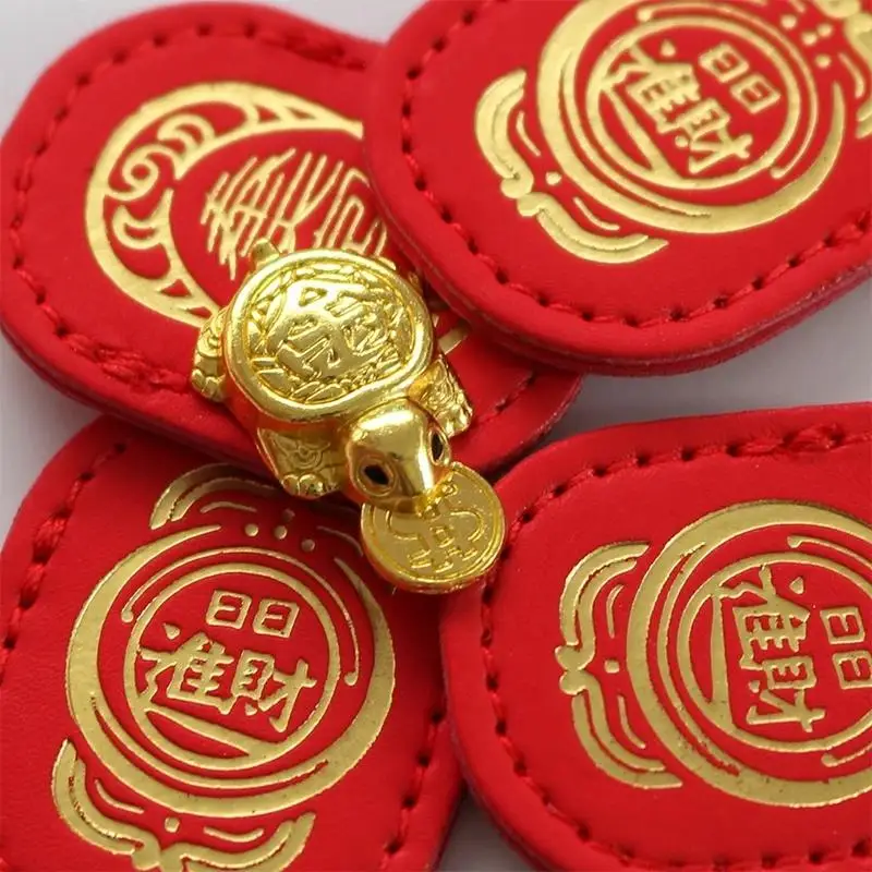 Mini-Goldene Glücksschildkröten-Figuren, Reichtumssymbol-Design, Feines Handwerk für Heimdekoration, Chinesisches Neujahrsgeschenk, Schreibtischdekoration – Detail 5