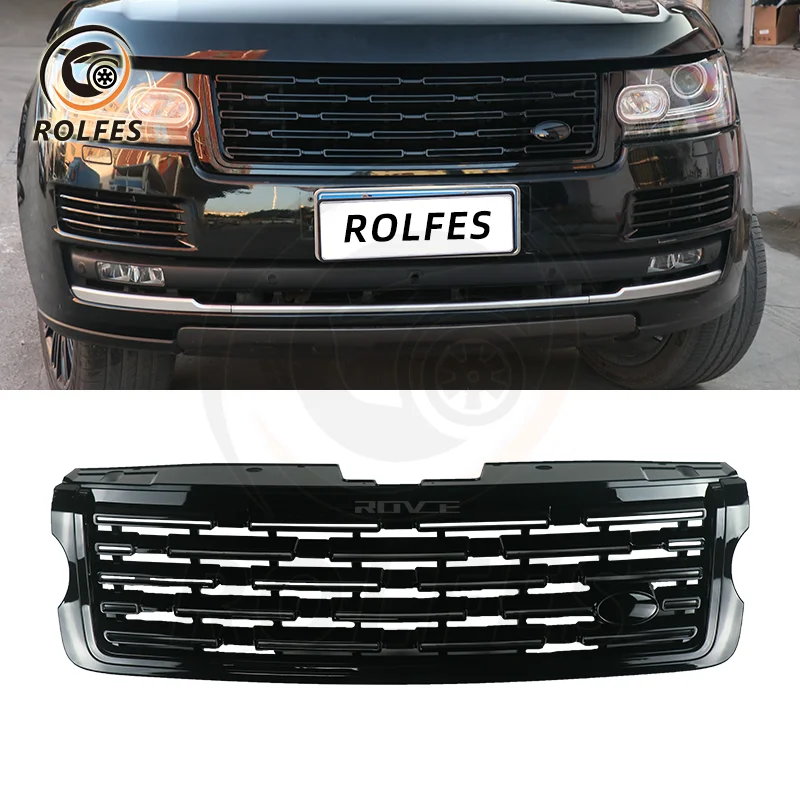 

ROLFES Racing Grille Centre Styling Upper Grills For Land Rover Range Rover Vogue 2013-2017 L405 Changed To 2023 Bumper Grille