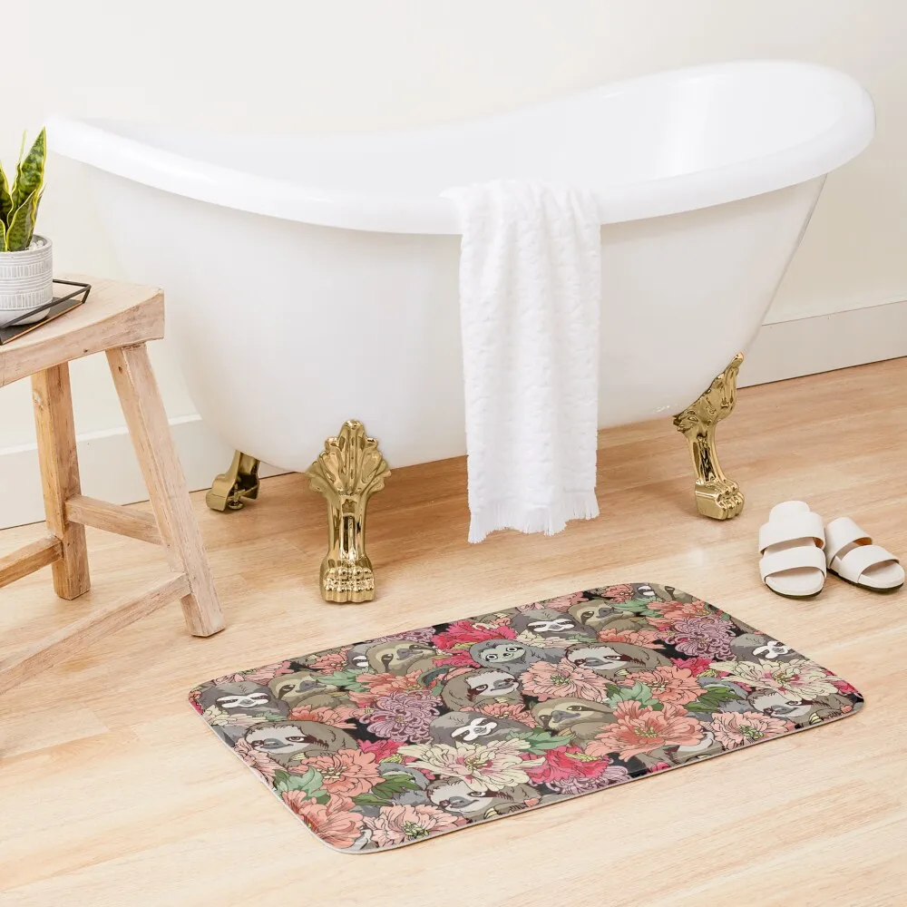 

Because Sloths Bath Mat Water Absorbent Carpet Living Room Bathroom Carpet Entrance Door Mat