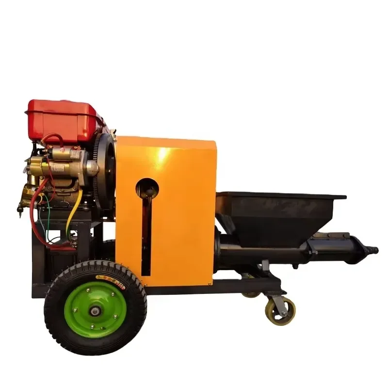 for Mortar Painting Machine Mortar Pump Concrete Diesel Power Spraying Equipment