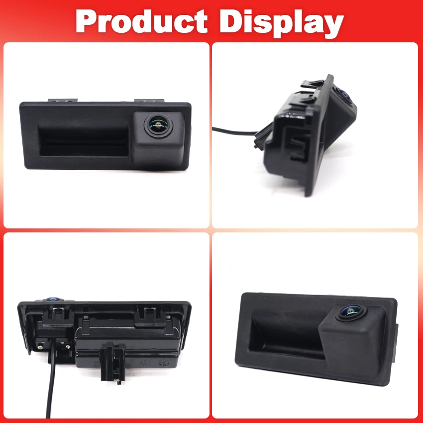 AHD HD Rear View Camera For Audi S4 A4 A4L RS4 B9 8W Avant A5 S5 Q5 8T F53 8R Quattro MIB Trunk Handle Parking Reversing Camera