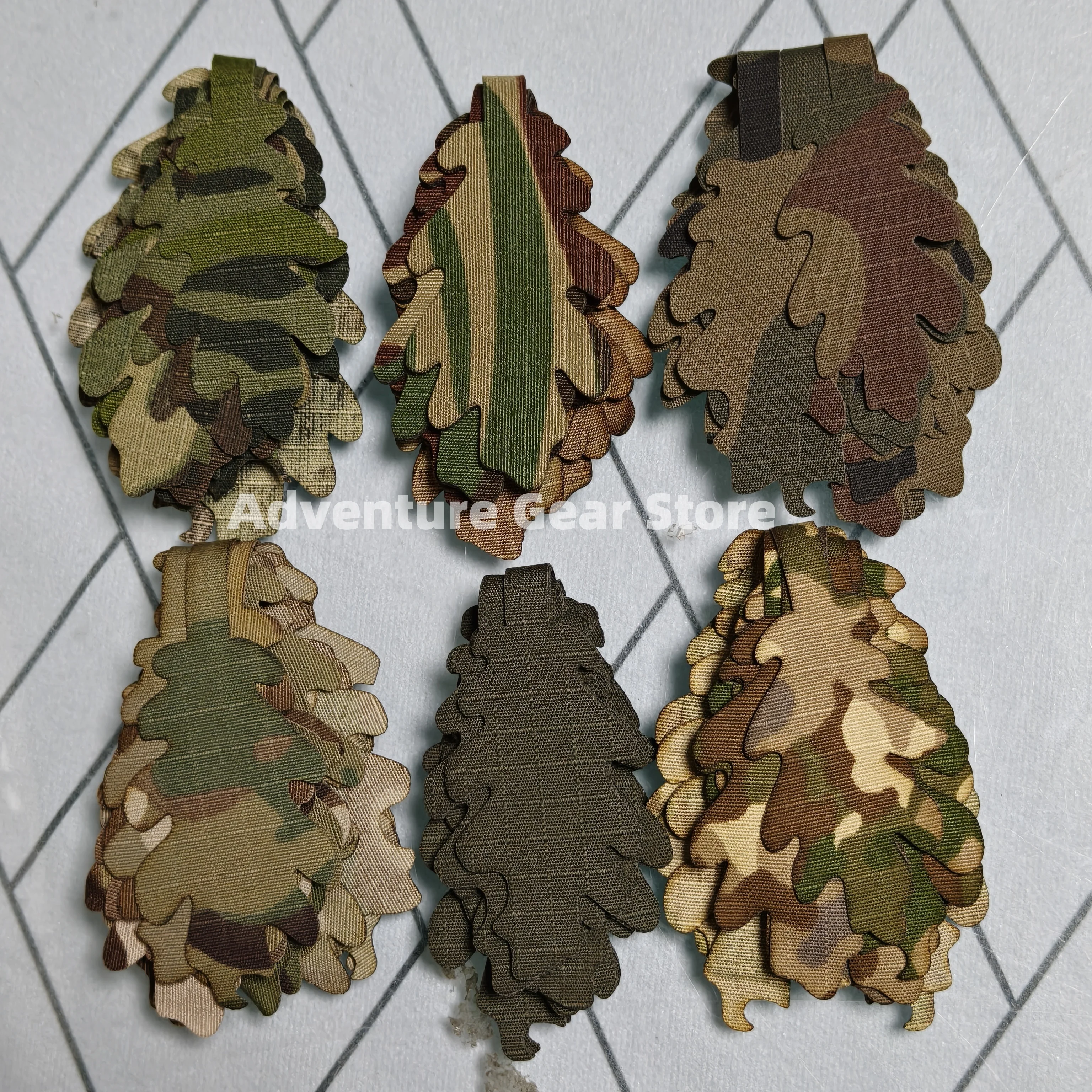 15 قطعة التمويه التكتيكي موقع قراء الملابس المواد ألعاب ساحة المعركة DIY بها بنفسك شرائط التمويه على الوجهين