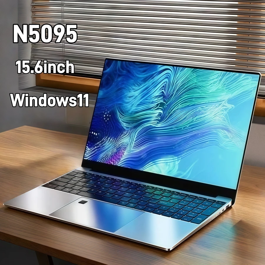 أجهزة كمبيوتر محمولة للألعاب IPS Intel N5095 مقاس 15.6 بوصة كمبيوتر محمول محمول Windows11 16GB 32GB DDR4 512G/1 تيرا بايت SSD صفقات لوحة المفاتيح بإضاءة خلفية