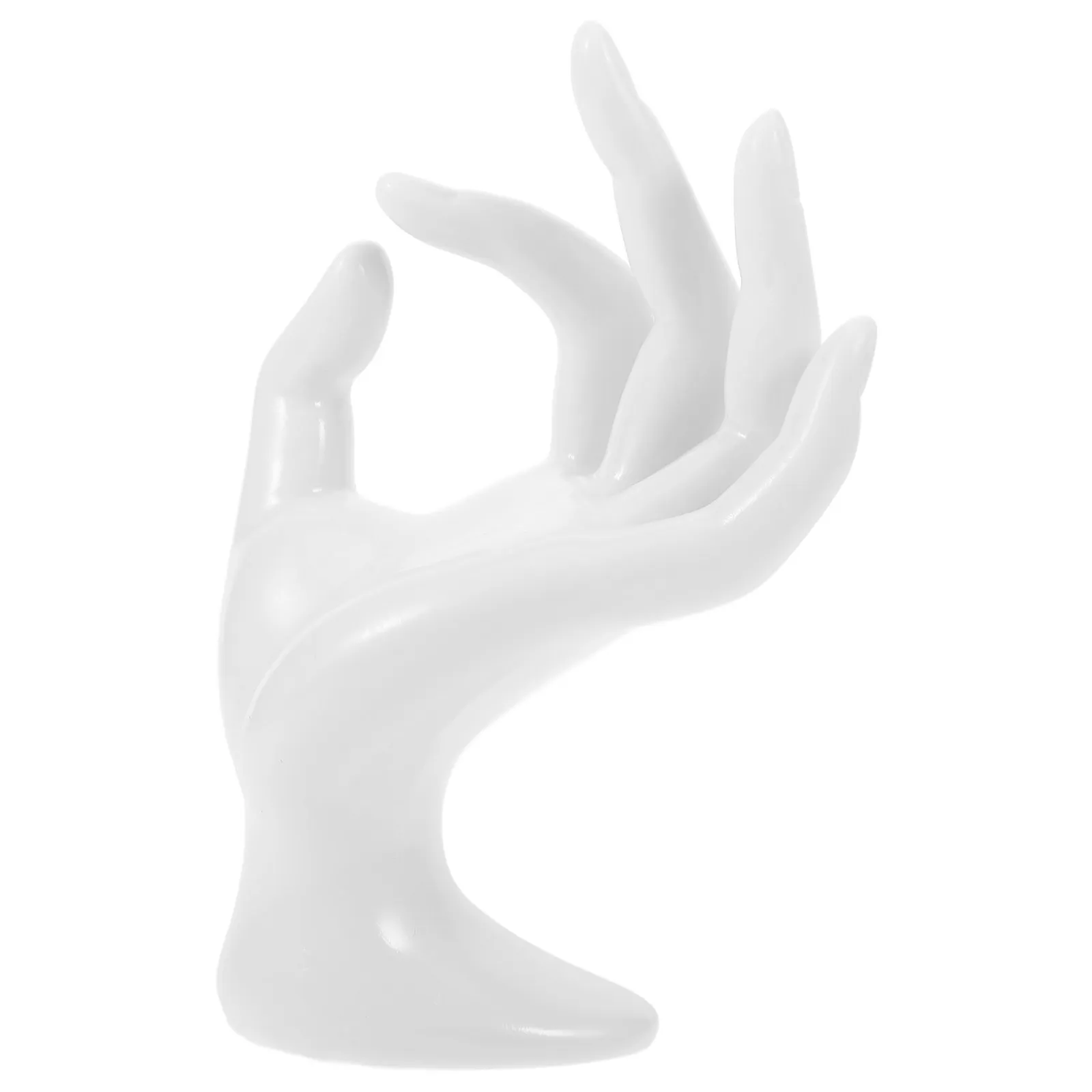 

Ok Hand Gesture Plastic Hand Mold Ring Holder Display Stand for Store Home Desktop Jewelry Display Decorative Compact Bracelet