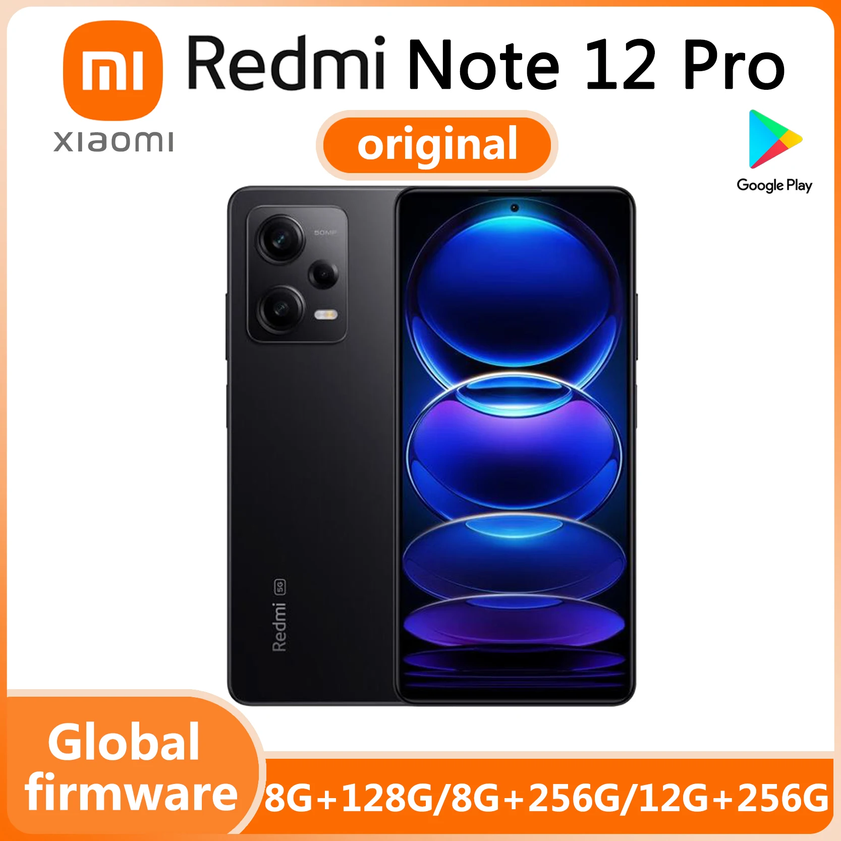 Смартфон Xiaomi Redmi Note 12 Pro 5G, камера OIS 1080, размеры MediaTek, AMOLED-дисплей 120 Гц, зарядное устройство 67 Вт