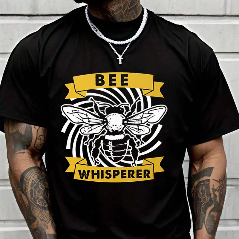

Men's And Women's T-shirt Honey Bee Whisperer Summer New Tee Short-sleeved Spring Autumn MotoTop