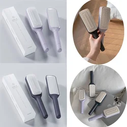 YS-Rotating hair comb, one click cleaning, telescopic massage comb, air cushion, airbag comb, women's anti-static hair comb