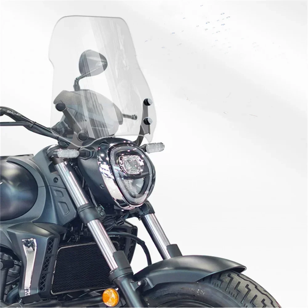 For Haojue TR300 Windshield Urban Version Windshield Increase The Height of The Deflectorrain Guard Modification Accessories