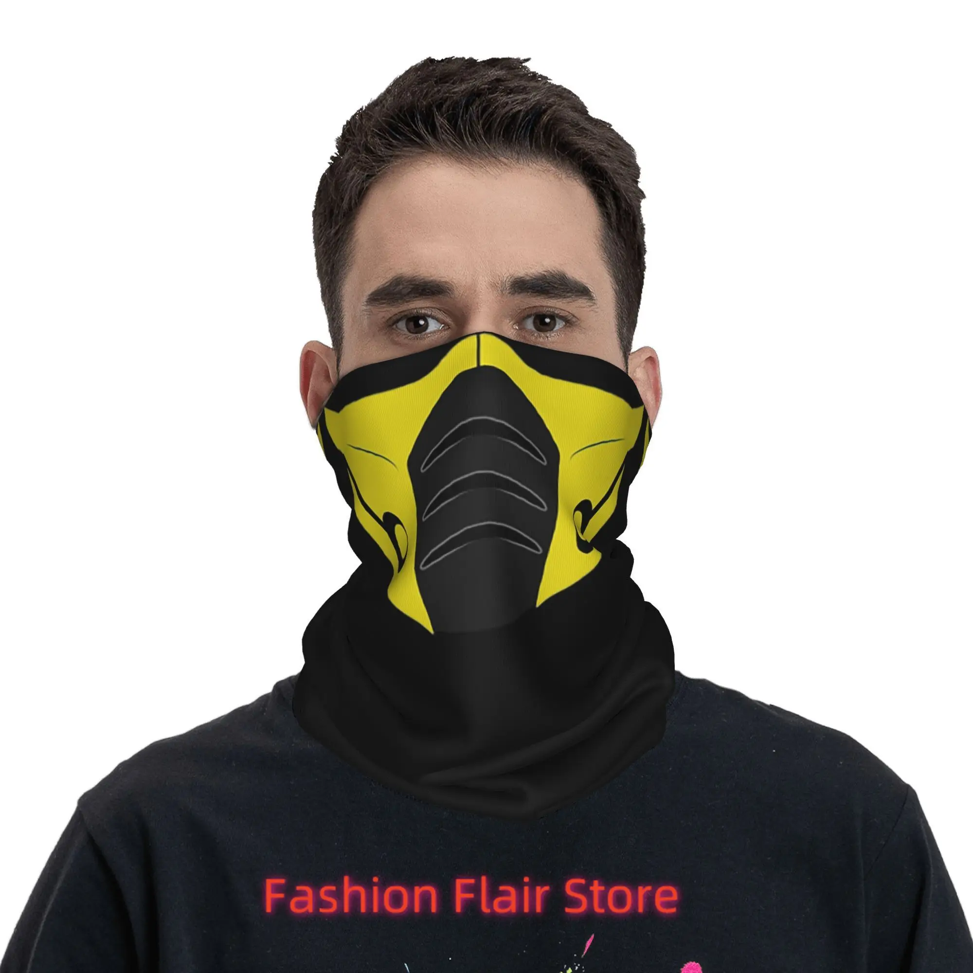 

Скорпион Covid-19, маска для лица Coronavirus Mortal Kombat, бандана, гетры с принтом, шарф, теплая повязка на голову для верховой езды, унисекс для взрослых