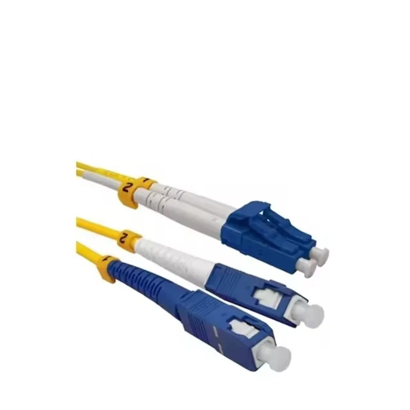 SC To LC UPC Single Mode Fiber Optic Patch Cord 2.0mm OD Optical Jumper Cable For FTTH On-Site Cable Connection