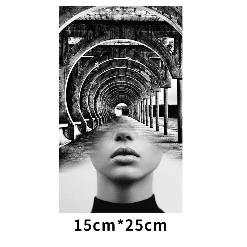 Ropa de transferencia de calor DTF para mujer, arte Sexy moderno, pegatinas de hierro DIY, camiseta de moda, decoración de suéter, vinilo