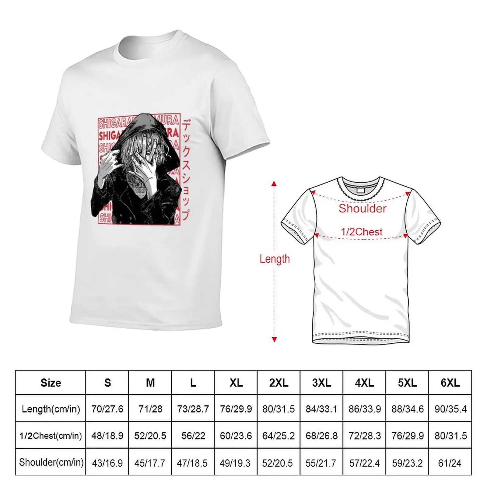 Shigaraki Tomura T-Shirt custom t shirt Blouse sports fans new edition compression shirt men