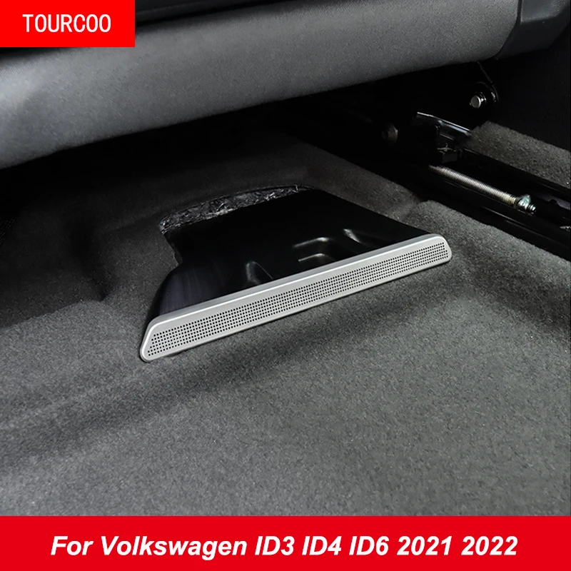 

For Volkswagen ID3 ID4 ID6 2021 2022 Under Seat Vent Outlet Stainless Steel Cover Modification Accessories