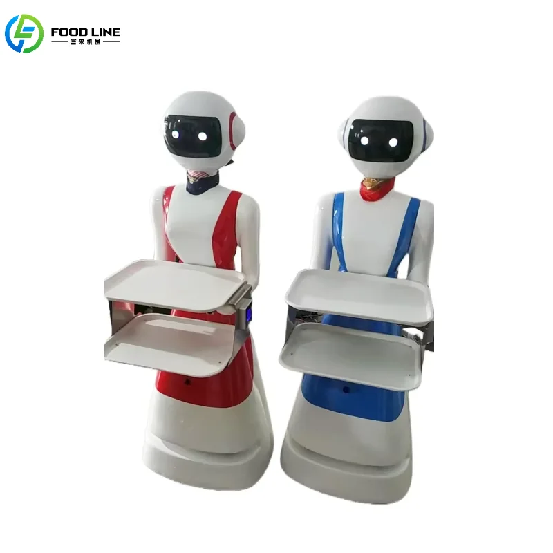 Customized Smart Restaurant Delivery Robot High-Load Arm Obstacle Avoidance Sensor HD Touch Screen Device