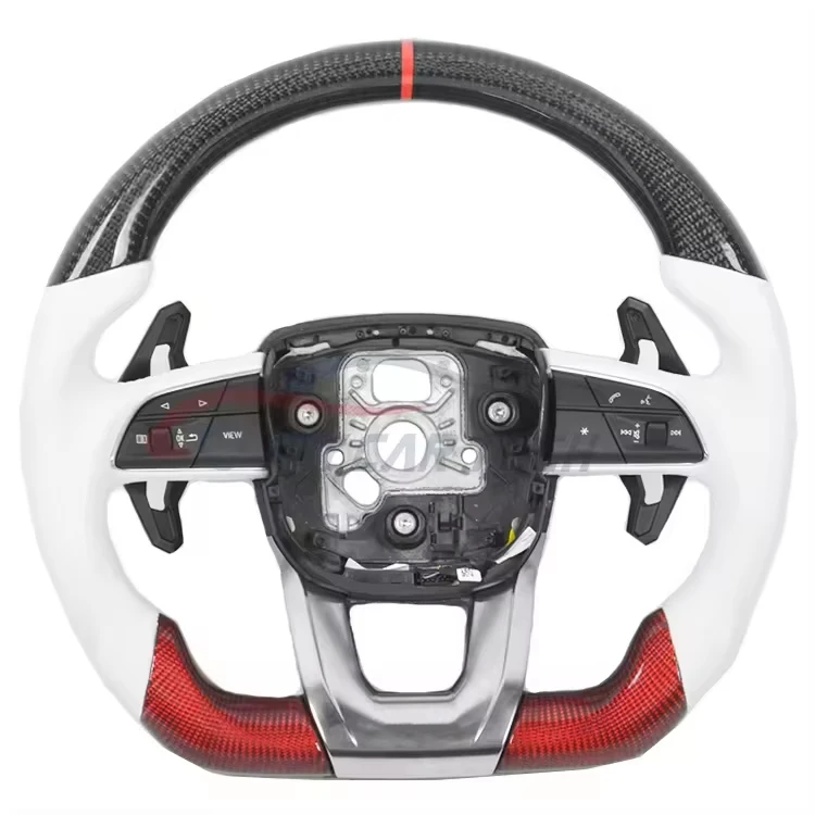 Fancy LED Custom Steering Wheel Suede for L-amborghini Gallardo Huracan Murcielago Carbon Fiber Steering Wheel