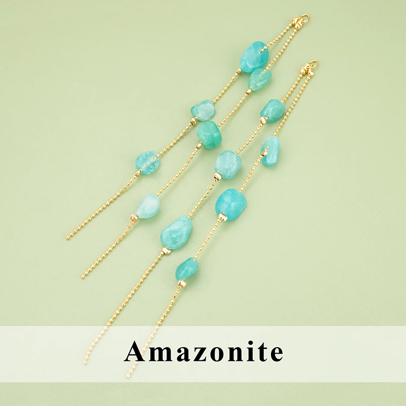 assoonas, 2 Stück/Lot, MG71, Schmuckzubehör, 18k vergoldet, Kupfer, nickelfrei, Naturstein, Anhänger, Schmuckherstellung, DIY-Anhänger – Detail 5