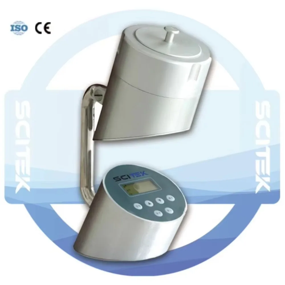 SCITEK Electronic Stainless Steel Biological Air Sampler 100L/min Flow Rate Microprocessor Control Portable for Laboratory Use