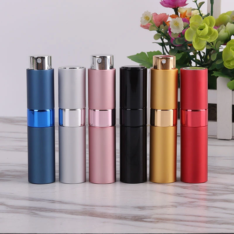 

Perfume Refill Bottle 8ml Metal Aluminum Refillable Perfume Bottle Spray Bottle Portable Atomizer Perfume Travel