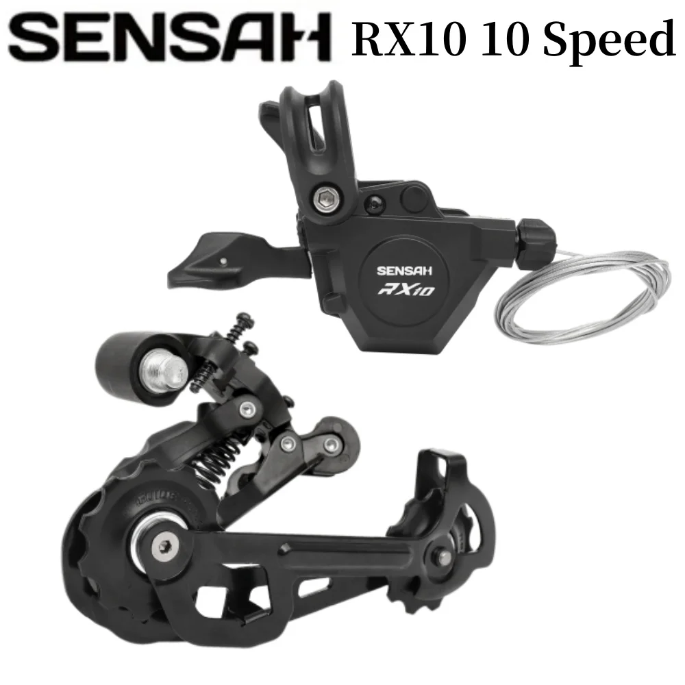 SENSAH RX10 10 Speed Derailleurs SL-RX10 Shift Lever RD-RX10 MTB Mountain Bike Rear Derailleur 10S 10V Bicycle Parts