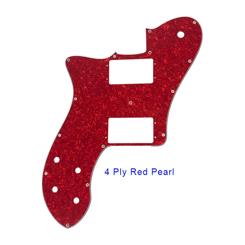 Fei Man Custom Guitar Parts - For Left Hand US Fd 72 Tele Deluxe Reissue Guitar Pickguard Replacement Multicolor Choice 4
