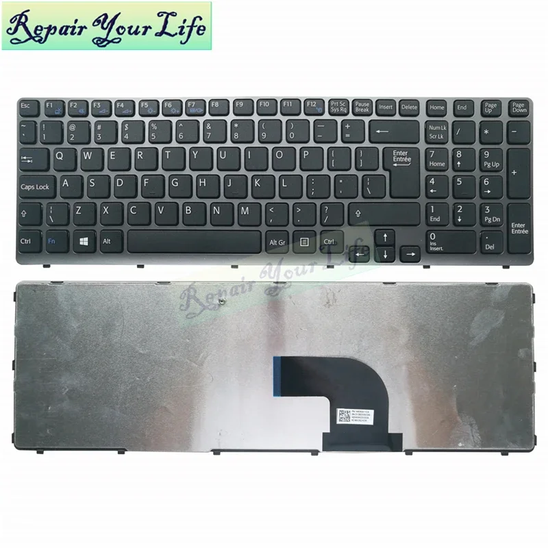 US/UI UK RU Laptop Keyboard For SONY VAIO SVE15 SVE151 SVE151E11T SVE1511 SVE1512 SVE1513 Russian Keyboards New 9Z.N6CSQ.K2M